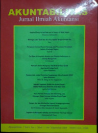 Jurnal Ilmiah Akuntansi (Akuntabilitas) VOL 9 NO.1