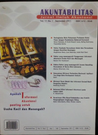 Jurnal Ilmiah Akuntansi (Akuntabilitas) VOL 11 NO.1