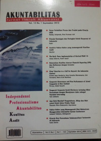 Jurnal Ilmiah Akuntansi (Akuntabilitas) VOL 12 NO.1