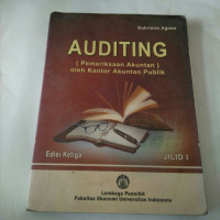 Auditing ( Pemerikssaan Akuntansi Oleh Kantor Akuntan Publik)