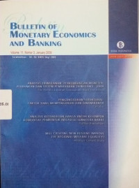 Bulletin of Monetary Economics and Banking VOL 11 NO.3