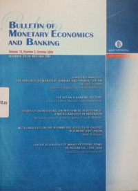 Bulletin of Monetary Economics and Banking VOL 12 NO.2