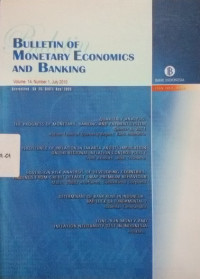 Bulletin of Monetary Economics and Banking VOL 14 NO.1