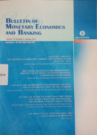 Bulletin of Monetary Economics and Banking VOL 15 NO.3