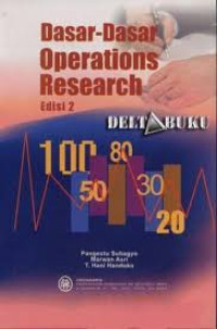 Dasar- dasar operations Research edisi 2