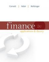 Finance 2e Applications & Theory