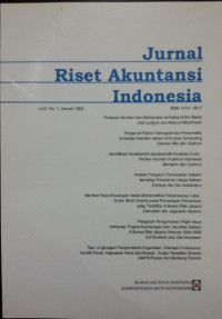 Jurnal Riset Akuntansi Indonesia VOL 2 NO.1