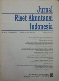 Jurnal Riset Akuntansi Indonesia VOL 4 NO.1