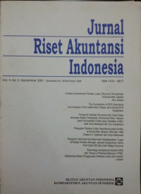 Jurnal Riset Akuntansi Indonesia VOL 4 NO.3