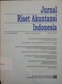 Jurnal Riset Akuntansi Indonesia VOL 5 NO.2