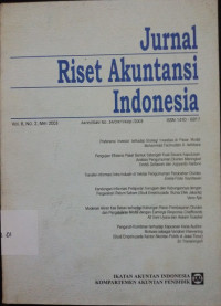 Jurnal Riset Akuntansi Indonesia VOL 6 NO.2