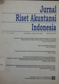 Jurnal Riset Akuntansi Indonesia VOL 11 NO.2