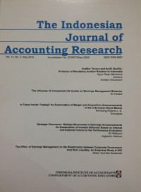 The Indonesian Journal of Accounting Research VOL 13 NO.2