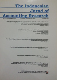 The Indonesian Journal of Accounting Research VOL 13 NO.3