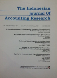 The Indonesian Journal of Accounting Research VOL 14 NO.3