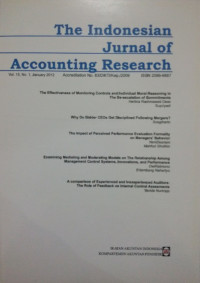 The Indonesian Journal of Accounting Research VOL 15 NO.1