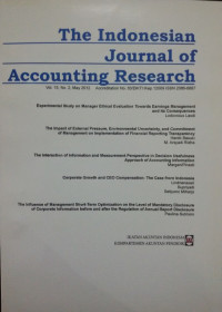 The Indonesian Journal of Accounting Research VOL 15 NO.2