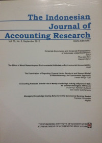 The Indonesian Journal of Accounting Research VOL 15 NO.3