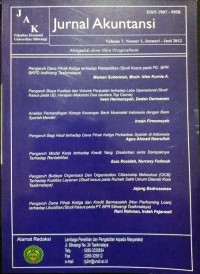 Jurnal Akuntansi (JAK) VOL 7 NO.1