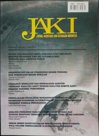 Jurnal Akuntansi dan Keuangan Indonesia (JAKI) VOL 8 NO.1