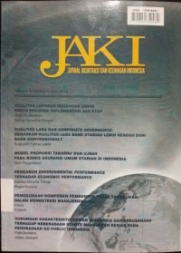 Jurnal Akuntansi dan Keuangan Indonesia (JAKI) VOL 9 NO.1