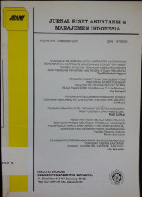 Jurnal Riset Akuntansi & Manajemen Indonesia (JRAMI) VOL 1 NO.1