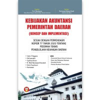 Image of BUKU KEBIJAKAN AKUNTANSI PEMERINTAH DAERAH (KONSEP DAN IMPLEMENTASI)