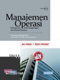 Manajemen Operasi Manajemen keberlangsungan dan rantai pasokan ( Operations Management Sustainbilitu and suply chain management )