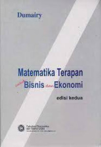 Matematika Terapan untuk Bisnis dan Ekonomi