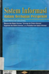 Image of Sistem informasi dalam berbagai perspektif