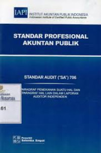 Image of Standar Profesional Akuntan Publik Seri Bukti AUDIT