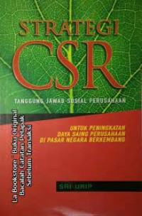 Strategi CSR Tangung Jawab Sosial Perusahaan