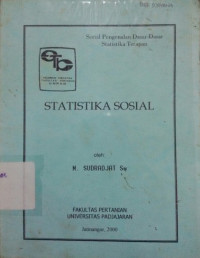 Image of Statistika Sosial (Serial Pengenalan Dasar-dasar Statistika Terapan)