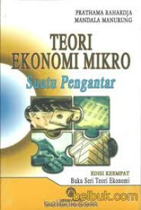 Teroi Ekonomi Mikro Suatu Pengantar Buku Seri Teori Ekonomi