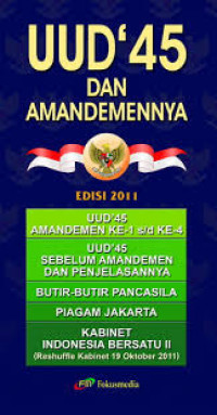 UUD'45 dan Amandemennya edisi 2011