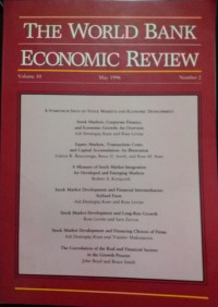 The World Bank Economic Review VOL 10 NO.2