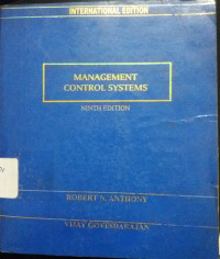 Management Control Systems - International Edition