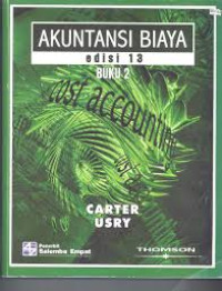 Akuntansi Biaya Buku 2 Edisi Ke-13