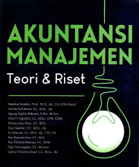 Image of AKUNTANSI MANAJEMEN : Teori & Riset