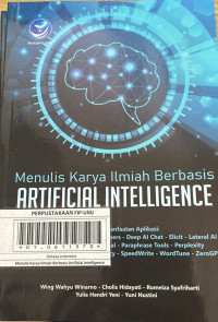 Image of Menulis Karya Ilmiah Berbasis Artificial Intelligence