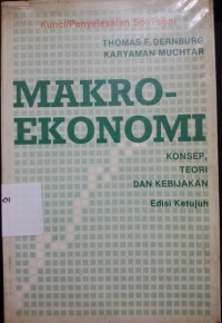 Image of Makro Ekonomi - Konsep Teori dan Kebijakan Edisi Ke-7