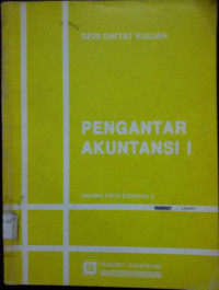 Image of Pengantar Akuntansi 1 - Seri Diktat Kuliah
