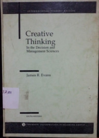 Image of Creative Thinking - In the Decision and Management Sciences