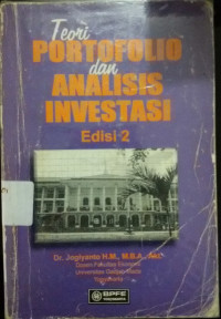 Teori Portofolio dan Analisis Investasi Edisi Ke-2