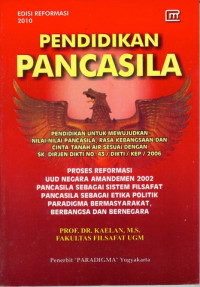 Image of Pendidikan Pancasila - Edisi Reformasi 2010