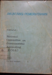 Image of Akuntansi Pemerintahan - Menurut National Committee on Governmental Accounting (NCGA)