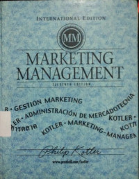 Marketing Management - International Edition