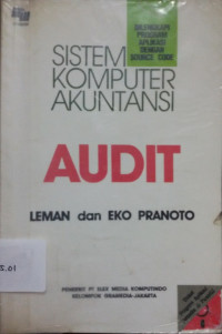 Image of Sistem Komputer Akuntansi Audit