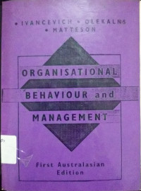 Image of Organisational Behaviour and Management