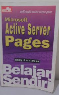 Microsoft active server pages belajar sendiri